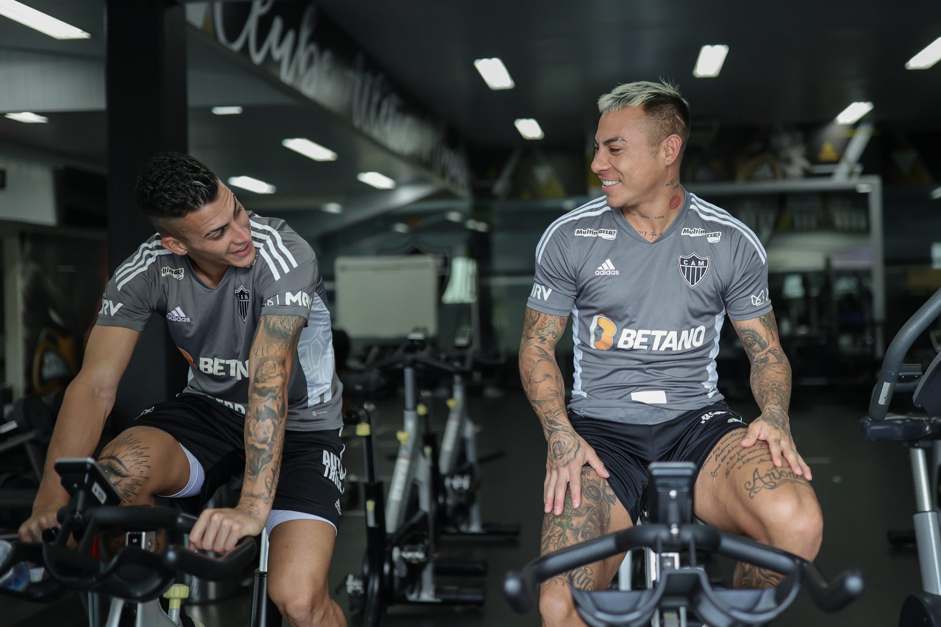 Após goleada, Galo treina com foco no Inter Após goleada, Galo treina com foco no Inter