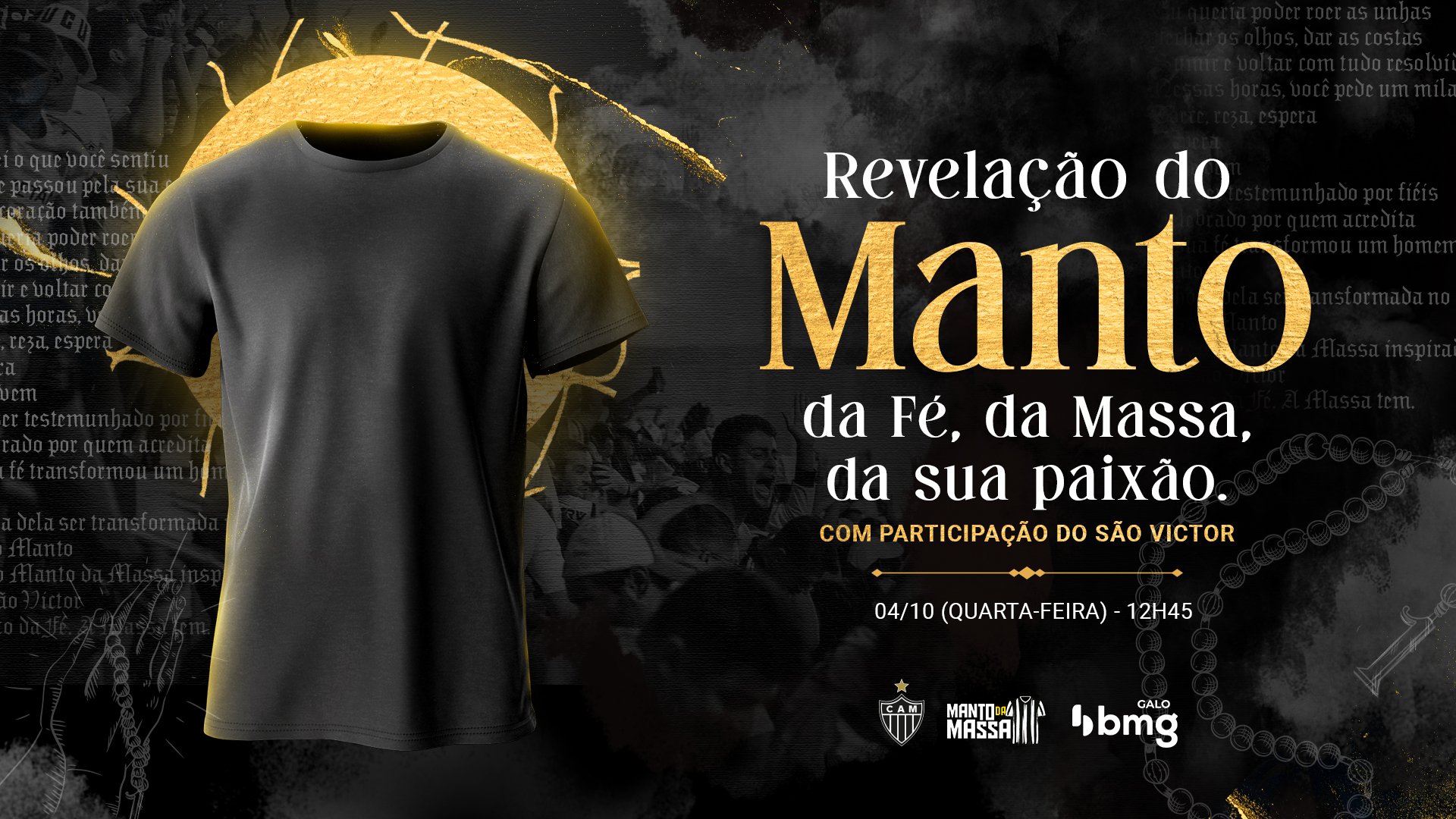 Projeto vencedor do Manto da Massa ‘Milagre do Horto’ será conhecido nesta quarta-feira (4)