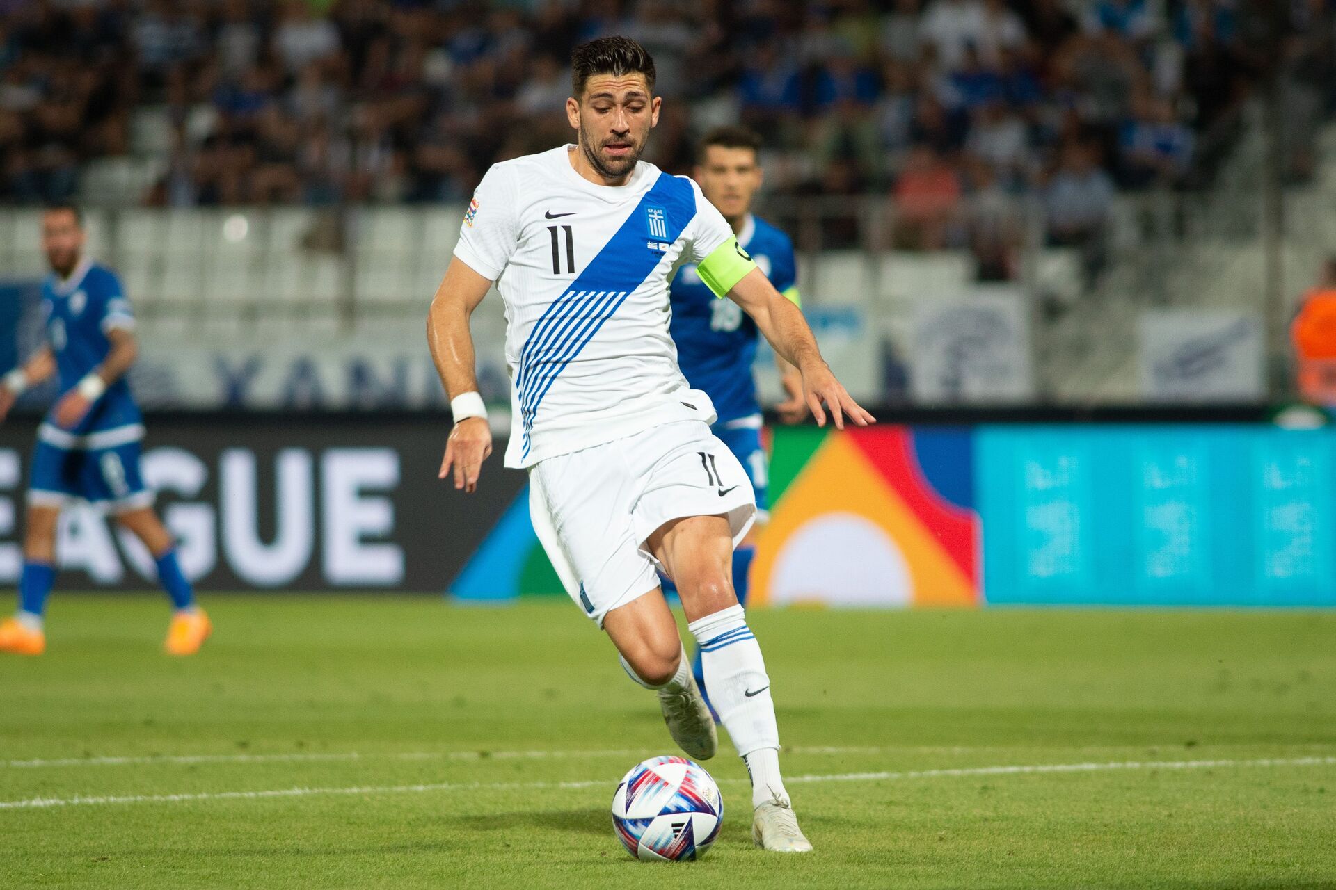 [353479] UEFA NATIONS LEAGUE 2022 / ΕΛΛΑΔΑ - ΚΥΠΡΟΣ (ΒΑΣΙΛΗΣ ΟΙΚΟΝΟΜΟΥ / EUROKINISSI)