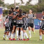 Galo Feminino em ação (Foto: Daniela Veiga/Atlético)