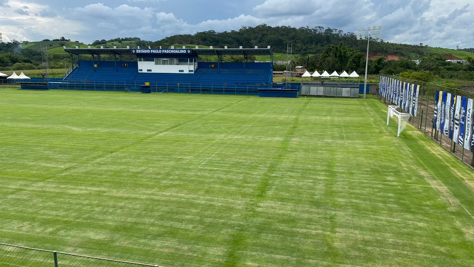 Estádio Paulo Paschoalino, em Ubá (Foto: Pedro Paulo Zague/SC Aymorés)