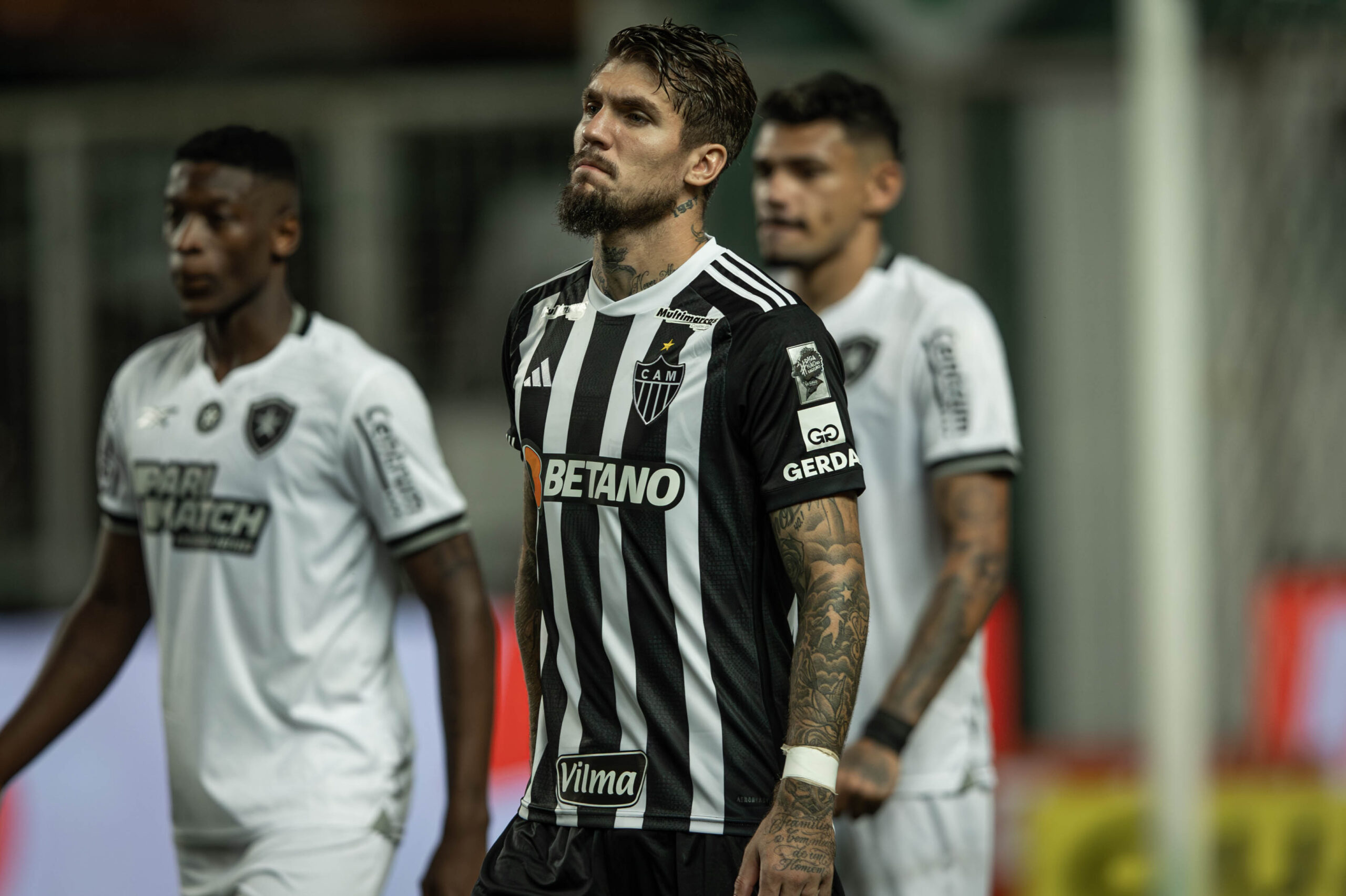 Atlético e Botafogo (Foto: Pedro Souza / Atlético)