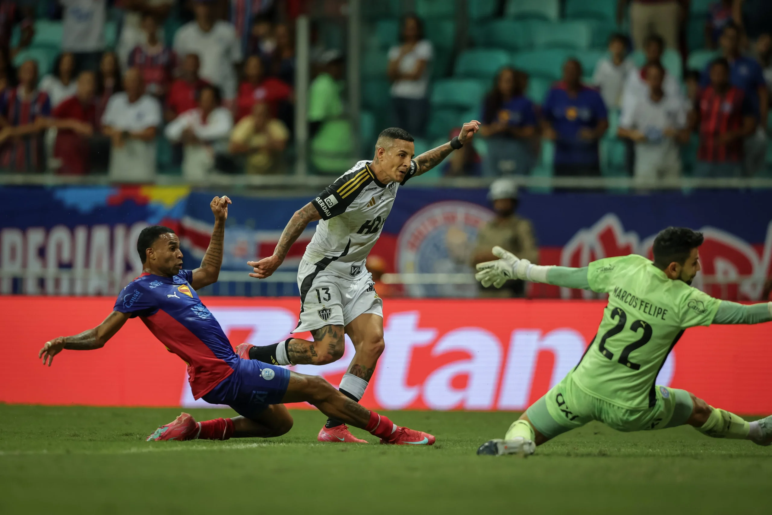 Atlético perde para o Bahia fora de casa