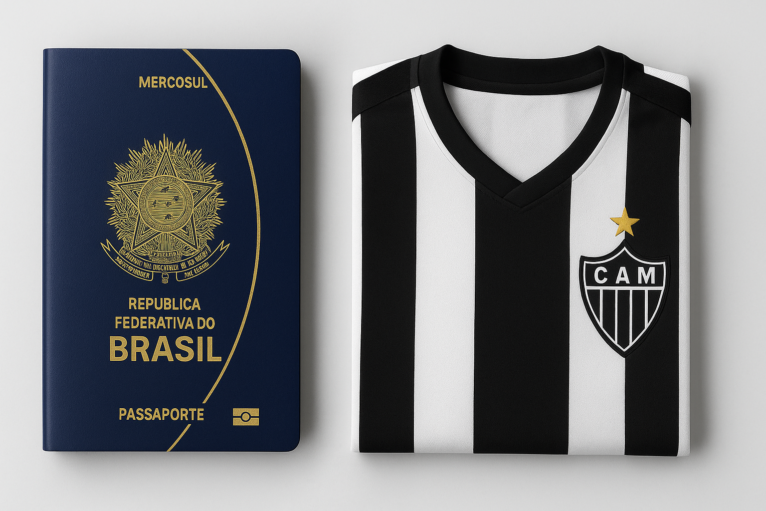 Atleticano pode acessar o Paraguai com o passaporte brasileiro