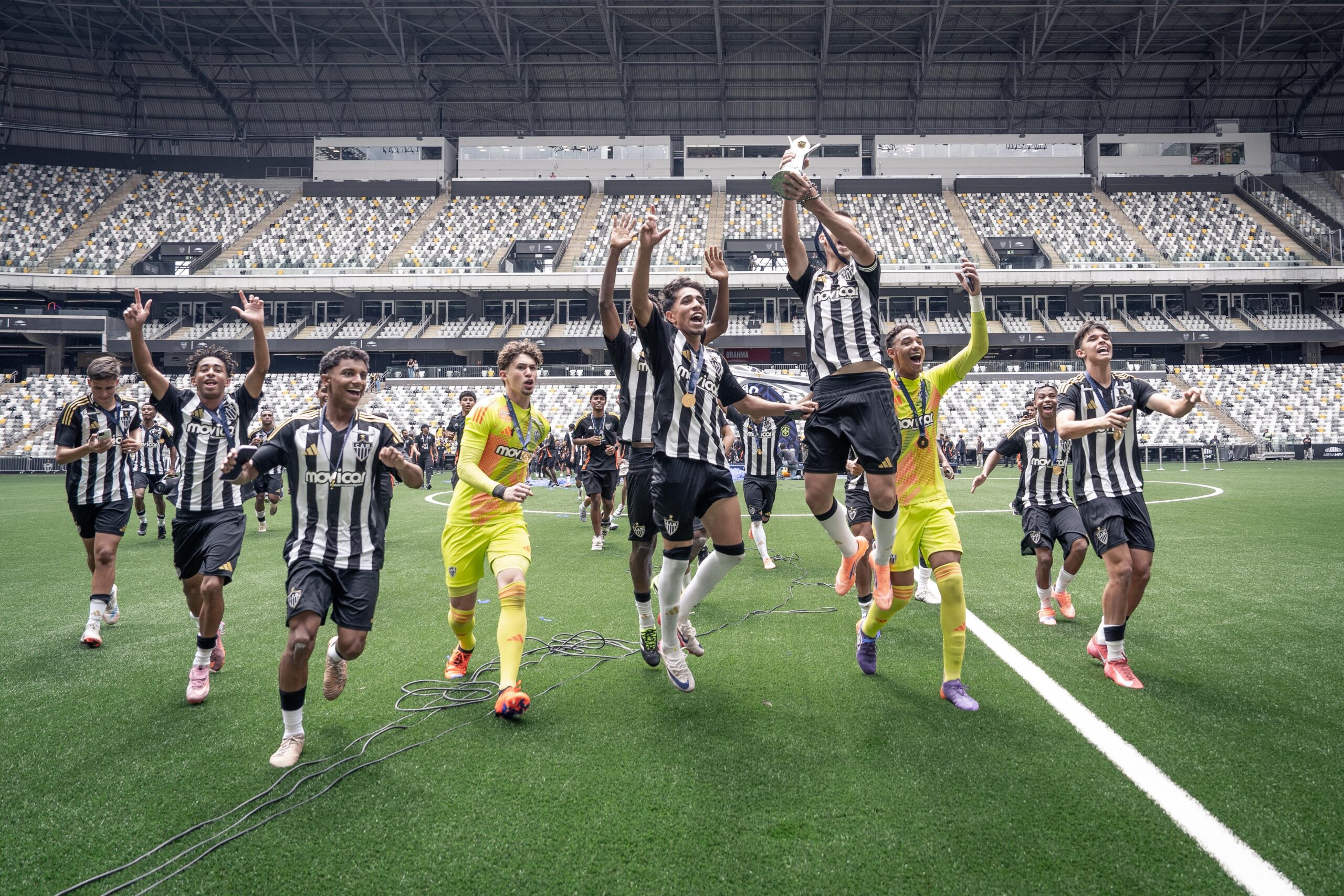 4.818 torcedores compareceram à Arena MRV para ver o Galinho (Foto: Atlético)