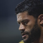 Hulk deu assistência decisiva para o gol de Dudu, no Equador (Foto: Pedro Souza / Atlético)