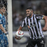 O Incrível Hulk marcou duas vezes na última final disputada em jogo único, em 2022 (Foto: Pedro Souza / Atlético)