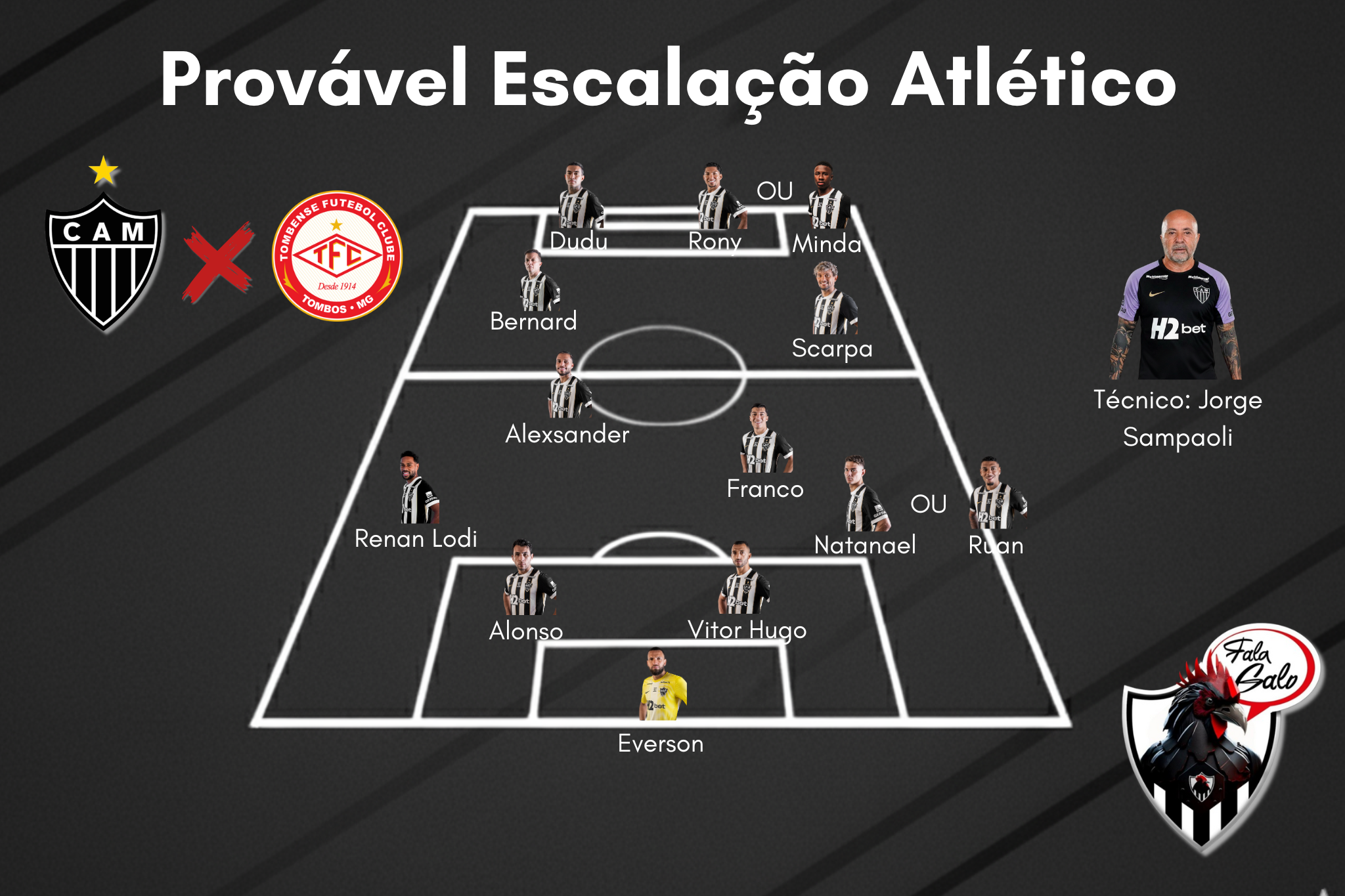 Atlético x Tombense: como chegam as equipes, prováveis escalações ...