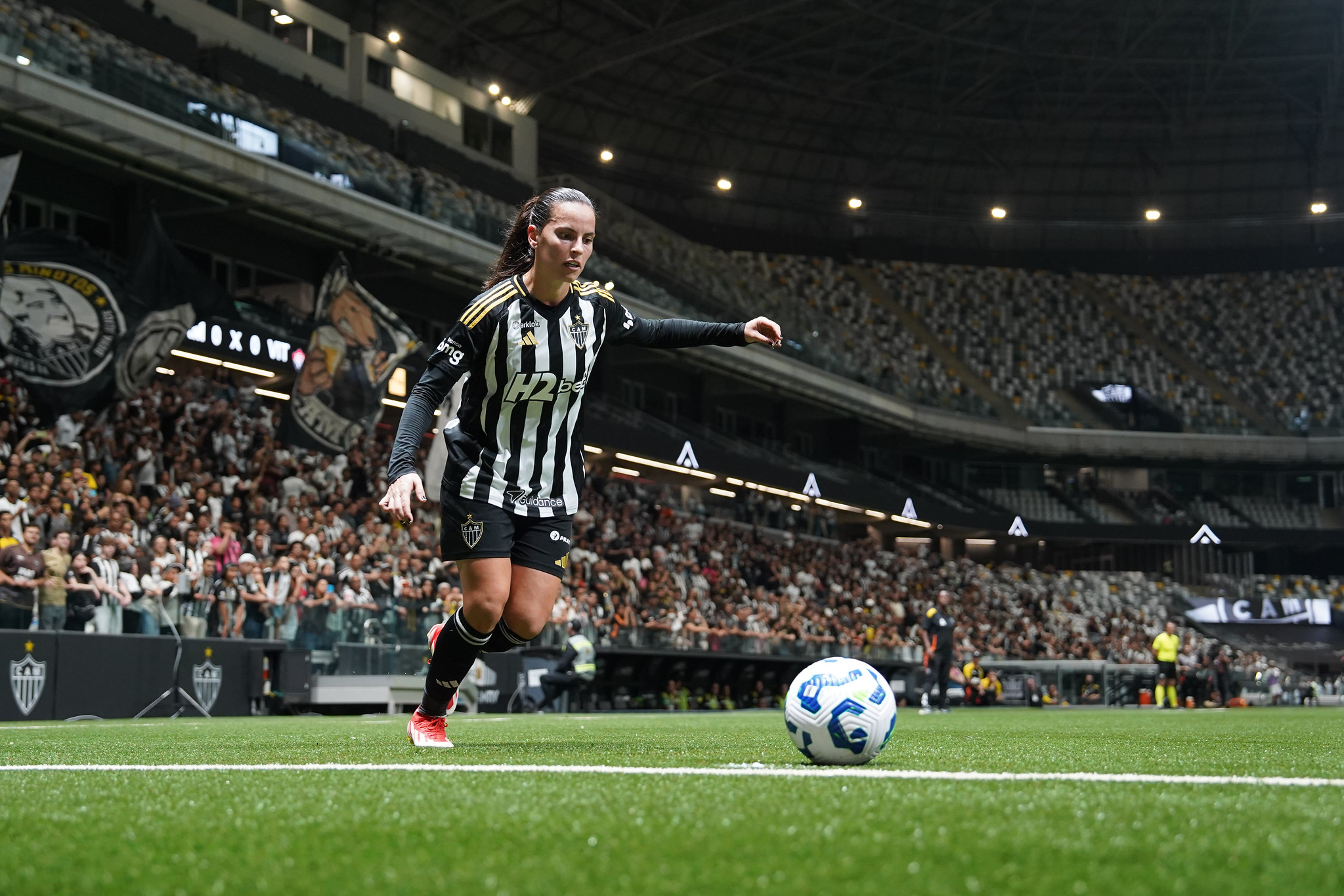 Vingadoras diante do Vitória, na Arena MRV - 2025 (Foto: Daniela Veiga / Atlético)