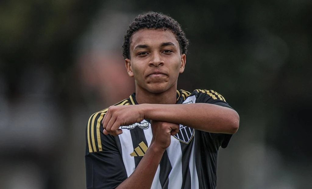 João Guilherme mira sequência no Atlético-MG e projeta estreia na Copa do Brasil Sub-17