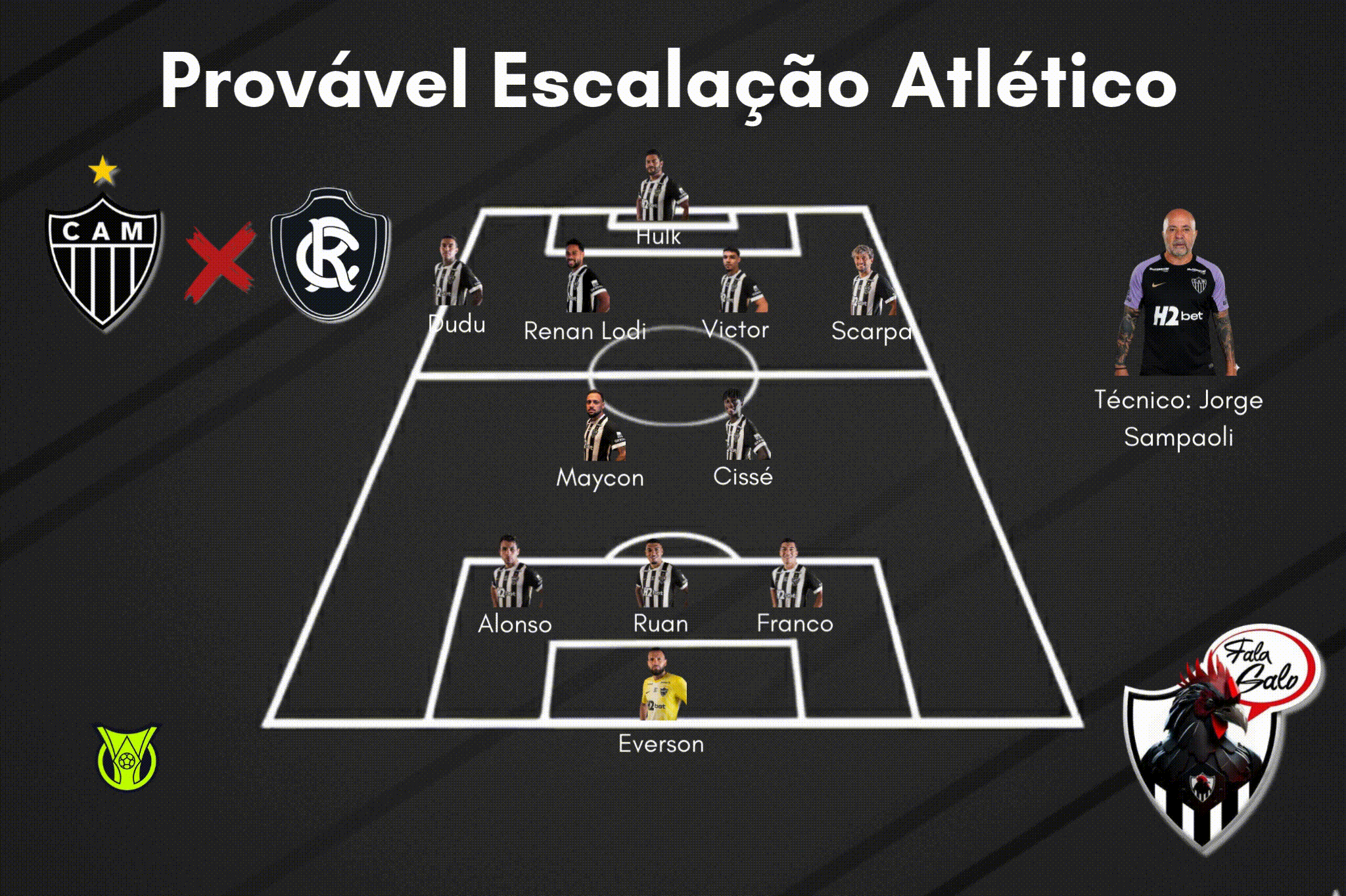 Atlético x Remo: prováveis escalações, arbitragem e onde assistir ao ...