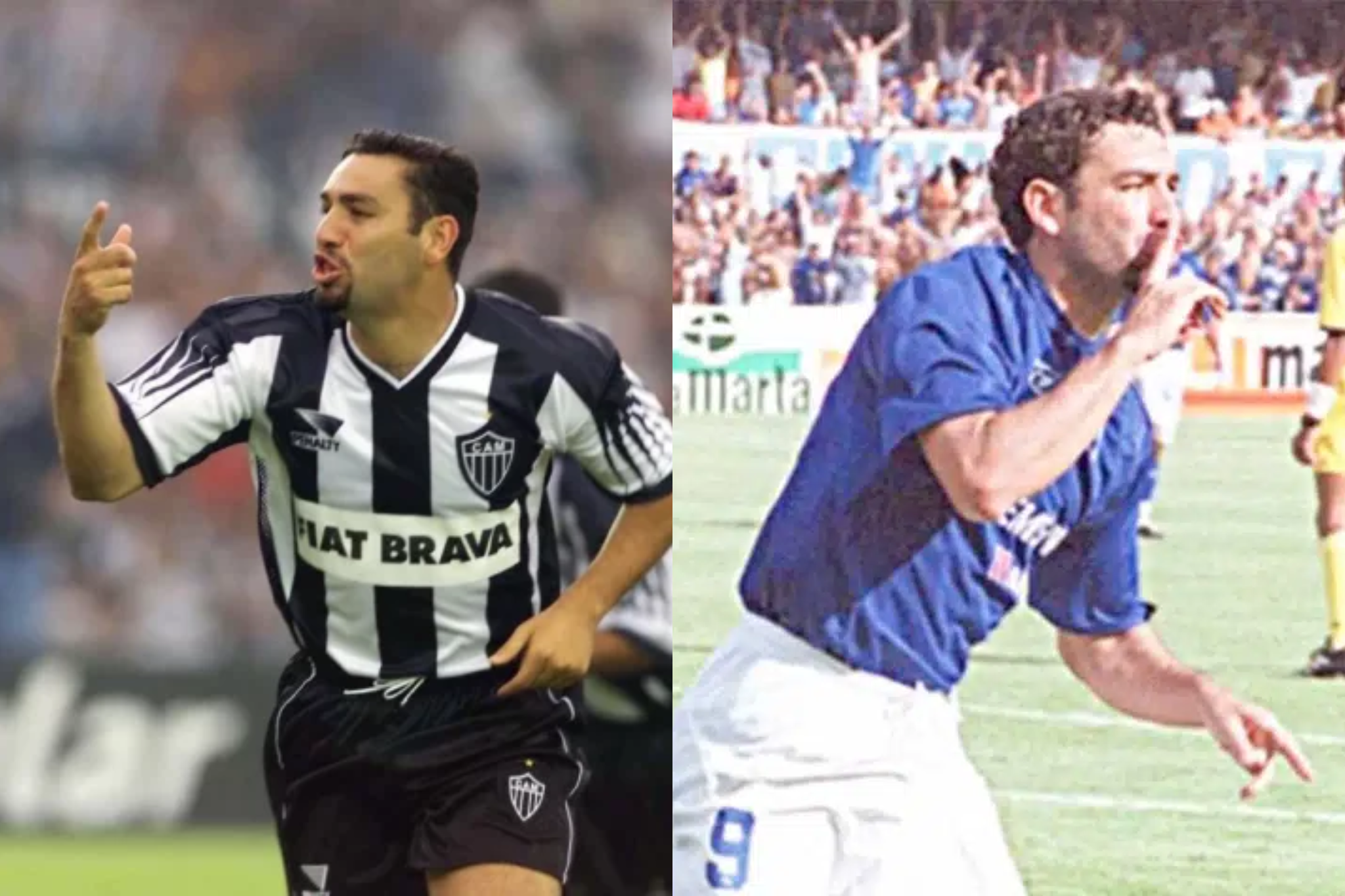 Guilherme Alves - Atacante - Atlético (1999 a 2003) e Cruzeiro (2004)