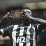 Mamady Cissé, em Galo x Mirassol (Foto: Pedro Souza / Atlético)