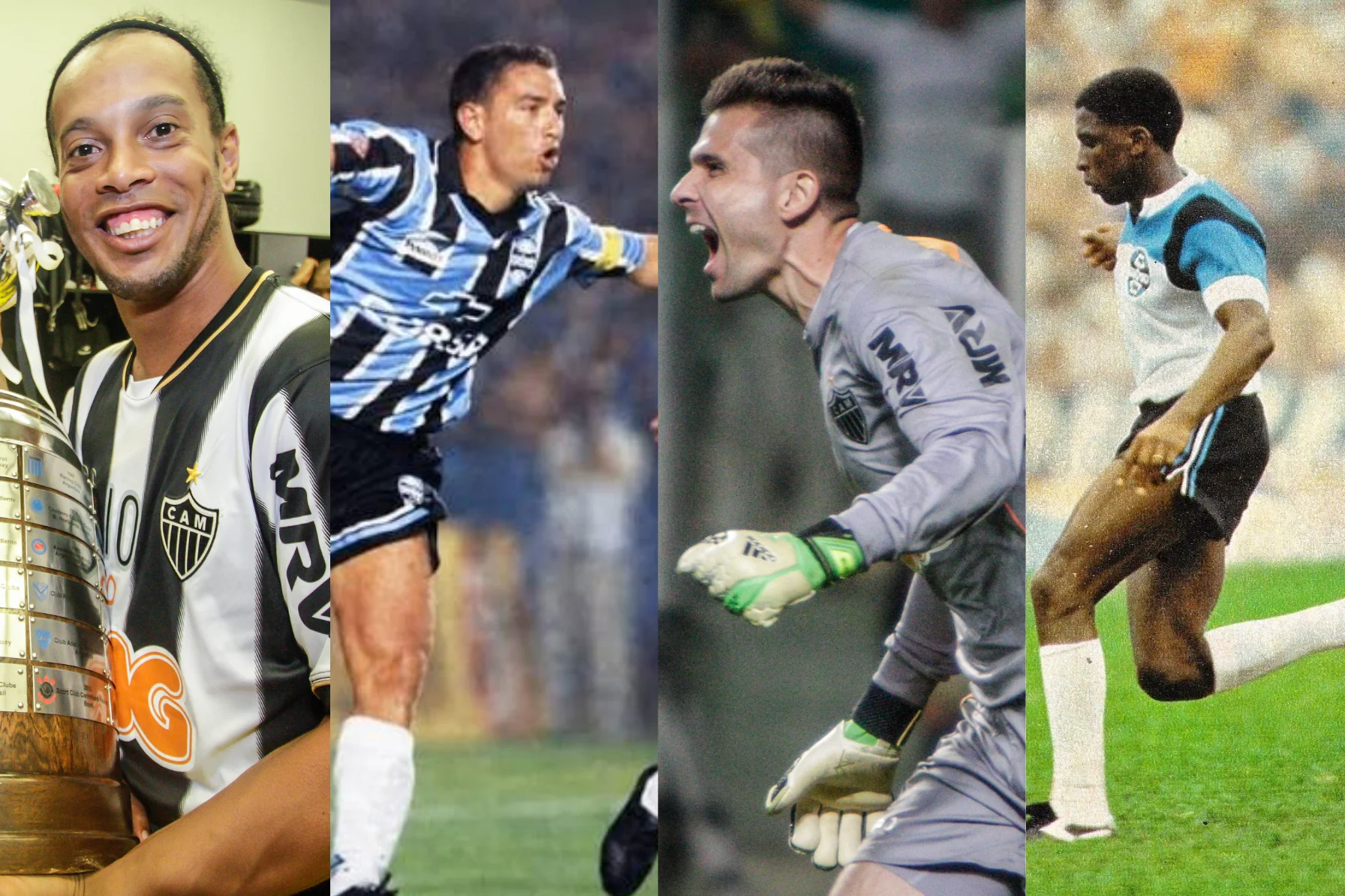 Atlético x Grêmio: os jogadores que vestiram as duas camisas e ajudam a contar a história do confronto