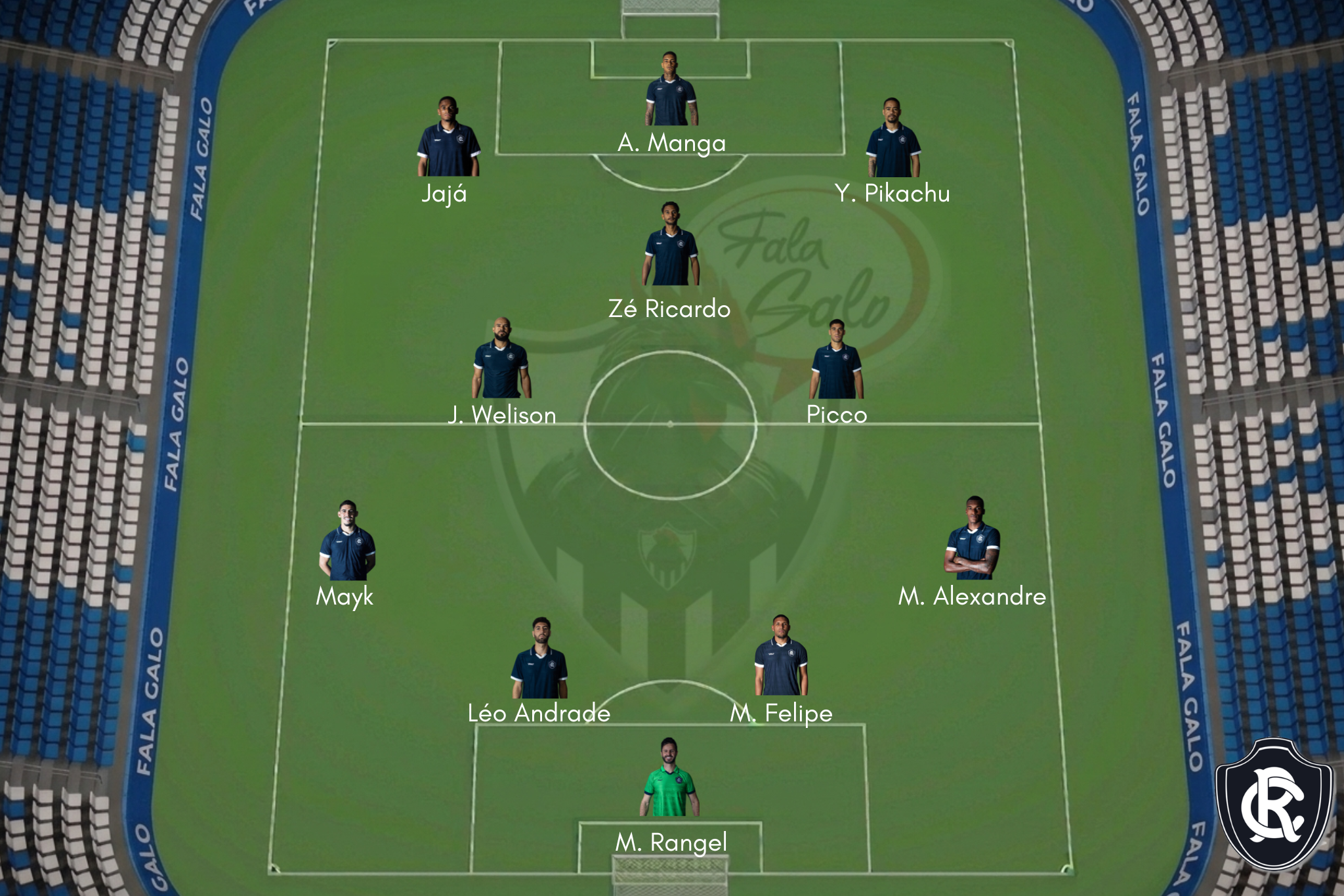 Confira a provável escalação do Remo para encarar o Galo.