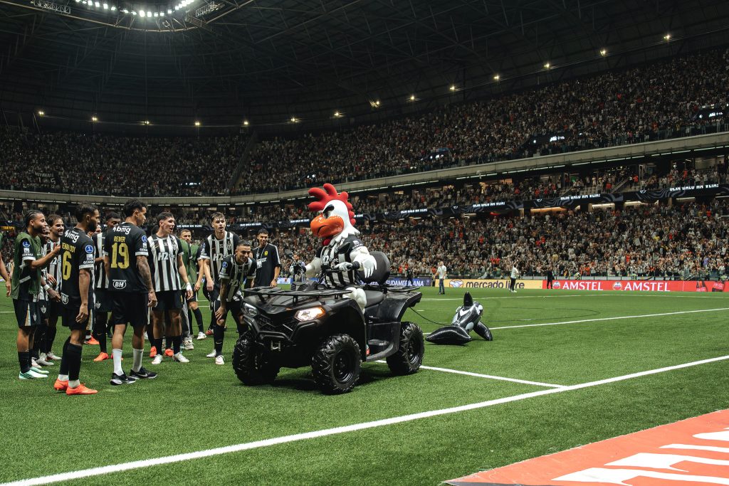 Na Arena MRV, o peixe foi pro aquário (Foto: Pedro Souza / Atlético)