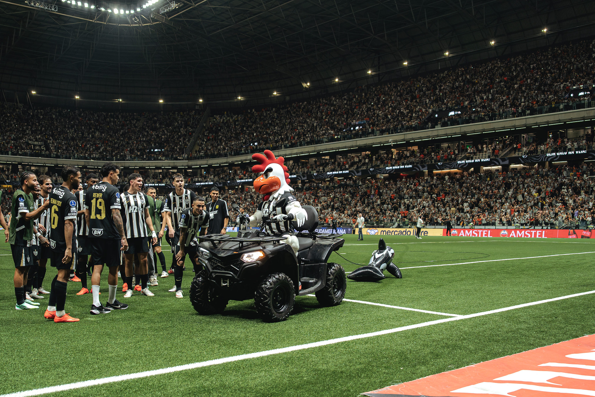 Na Arena MRV, o peixe foi pro aquário (Foto: Pedro Souza / Atlético)