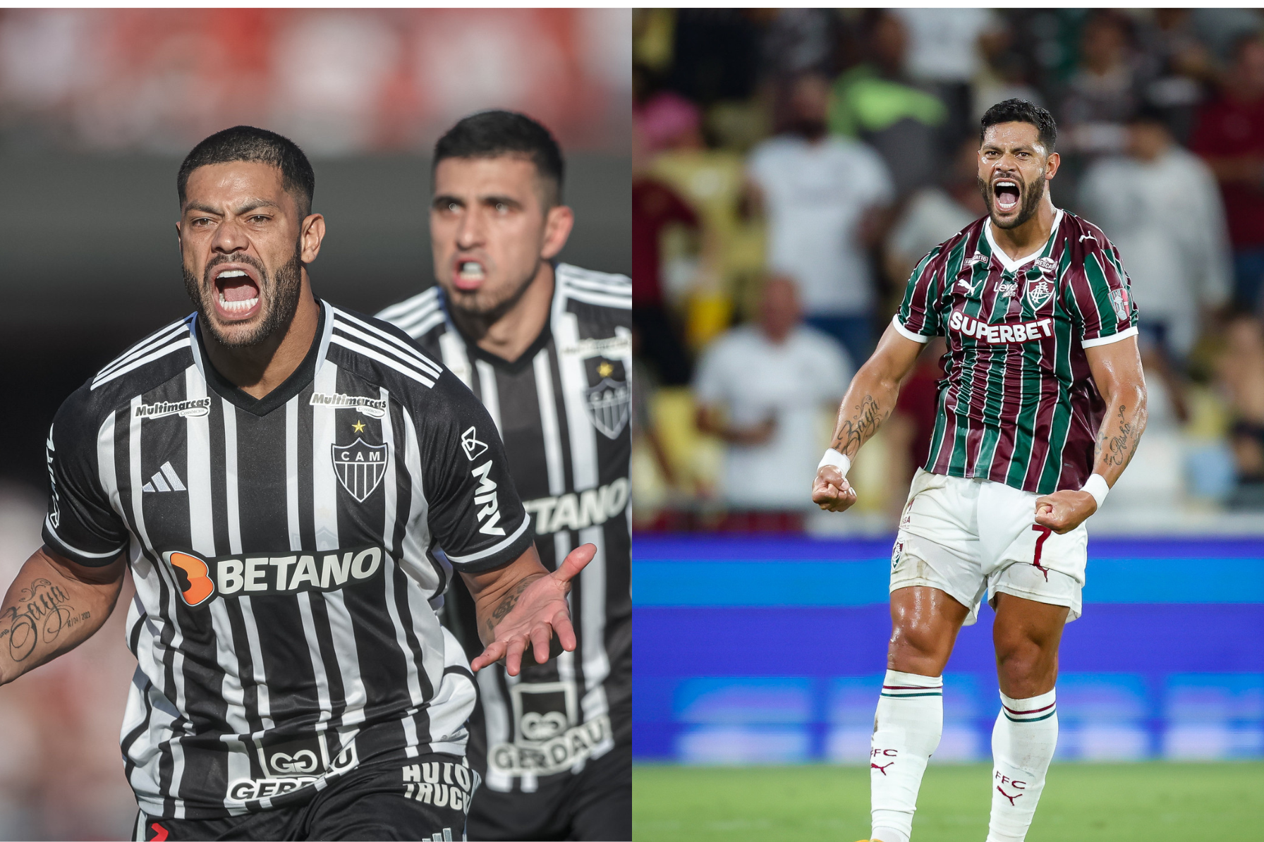 Hulk: artilheiro do confronto pelo Galo, hoje no Fluminense